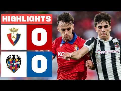 CA OSASUNA 0 - 0 LEVANTE UD | RESUMEN LALIGA EA SPORTS