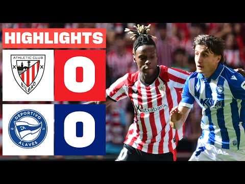 ATHLETIC CLUB 0 - 0 DEPORTIVO ALAVÉS | RESUMEN LALIGA EA SPORTS