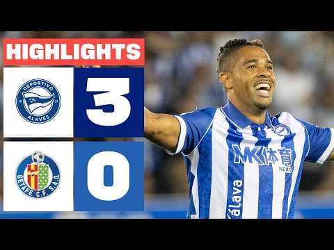 DEPORTIVO ALAVÉS 3 - 0 GETAFE CF | RESUMEN LALIGA EA SPORTS