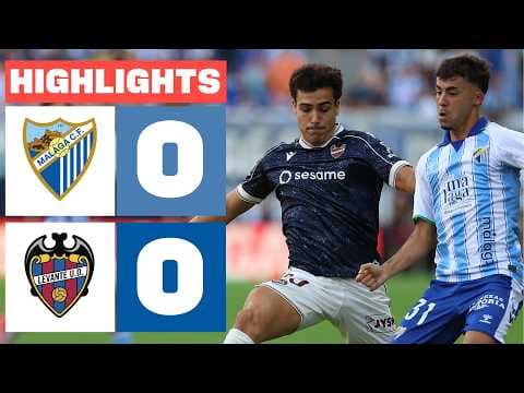 MÁLAGA CF 0 - 0 LEVANTE UD | RESUMEN LALIGA EA SPORTS