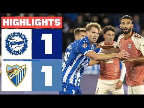 DEPORTIVO ALAVÉS 1 - 1 MÁLAGA CF | RESUMEN LALIGA EA SPORTS