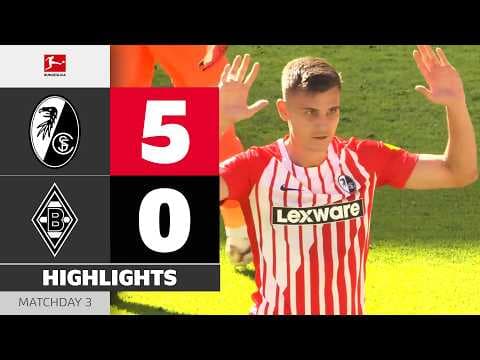 Massive Win At Home! | SC FREIBURG - BORUSSIA M'GLADBACH | Highlights | Matchday 3 – Bundesliga