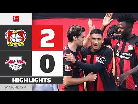 Crucial Win In Top-Match! | BAYER 04 LEVERKUSEN - RB LEIPZIG | Highlights | Matchday 4 – Bundesliga