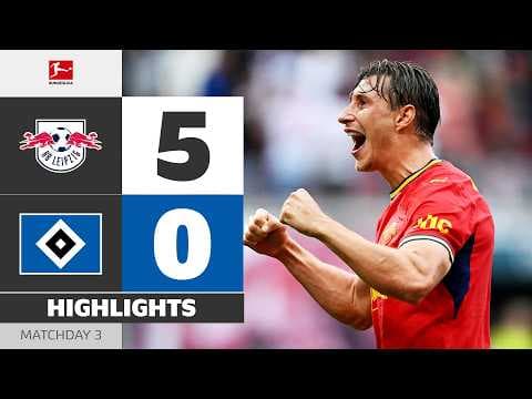 PURE DOMINANCE BY RB! | RB LEIPZIG - HAMBURGER SV | Highlights | Matchday 3 – Bundesliga 2026/27