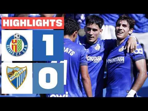 GETAFE CF 1 - 0 MÁLAGA CF | RESUMEN LALIGA EA SPORTS