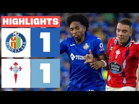 GETAFE CF 1 - 1 CELTA | RESUMEN LALIGA EA SPORTS