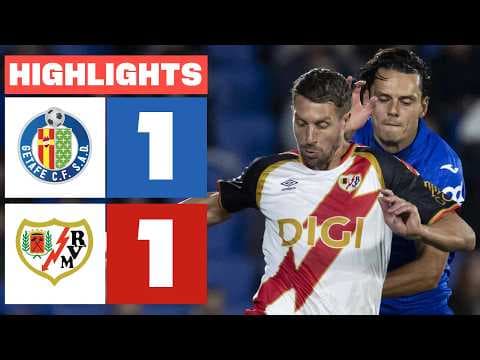 GETAFE CF 1 - 1 RAYO VALLECANO | RESUMEN LALIGA EA SPORTS
