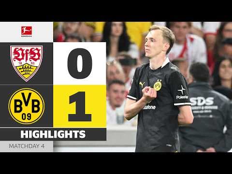 Top Of The Table! | VFB STUTTGART - BORUSSIA DORTMUND | Highlights | Matchday 4 – Bundesliga 2026/27