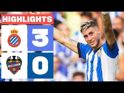 RCD ESPANYOL 3 - 0 LEVANTE UD | RESUMEN LALIGA EA SPORTS