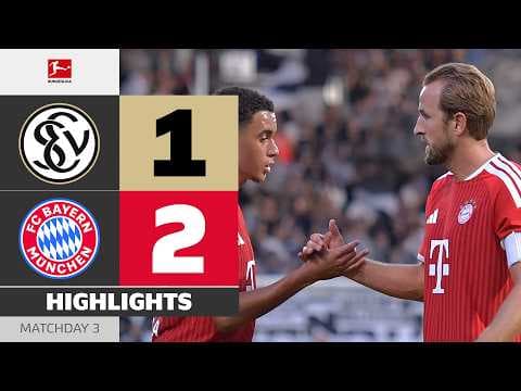 First Goal of the Season for Kane | SV ELVERSBERG - FC BAYERN | Highlights | Matchday 3 – Bundesliga