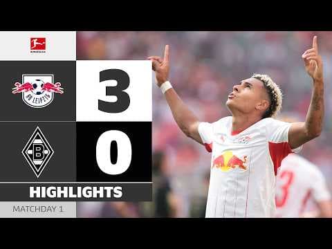 Perfect Start To Campaign! RB LEIPZIG - BORUSSIA M'GLADBACH | Highlights | Matchday 1 – Bundesliga