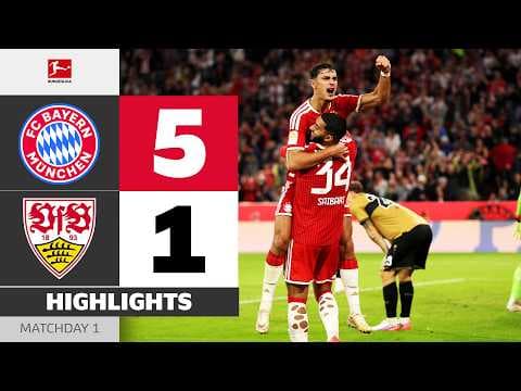 Amazing Start! | FC BAYERN - VFB STUTTGART | Highlights | Matchday 1 – Bundesliga 2026/27
