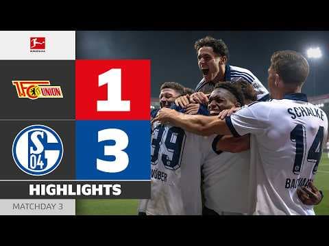 Wonderful Volley from Gosens | UNION BERLIN - SCHALKE 04 | Highlights | Matchday 3 – Bundesliga