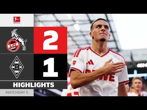 1. FC KÖLN - BORUSSIA M'GLADBACH | Highlights | Matchday 5 – Bundesliga 2026/27