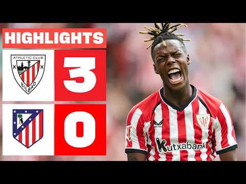 ATHLETIC CLUB 3 - 0 ATLÉTICO DE MADRID | RESUMEN LALIGA EA SPORTS